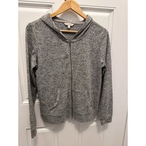 Y2K Vintage Juicy Couture Size S Grey  bling Zip Hoodie‎ Sweater